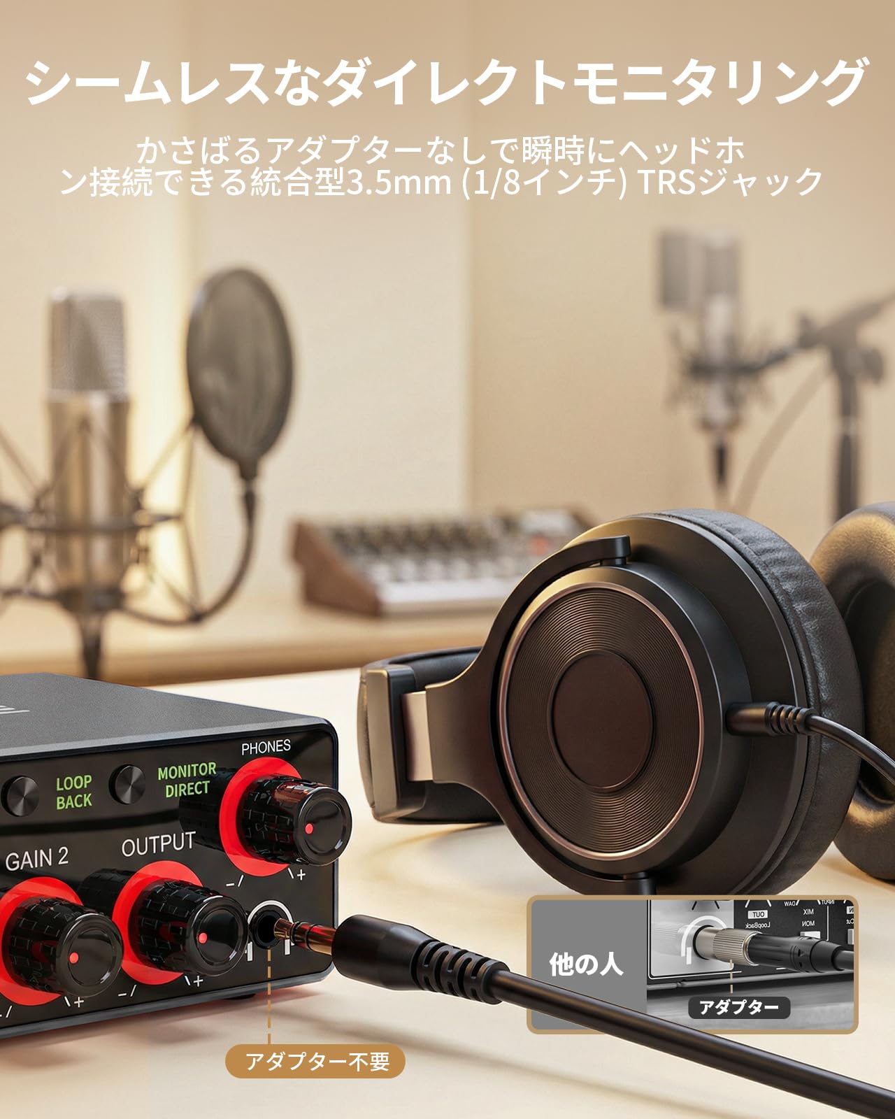 Amazon.co.jp: PIYONE オーディオインターフェイス 2x2 24bit/192kHz